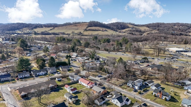 bird's eye view featuring a residential view