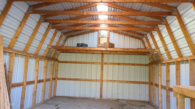 view of storage room