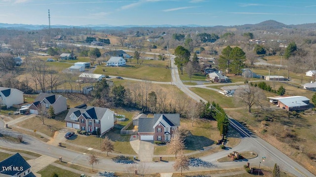 bird's eye view featuring a residential view