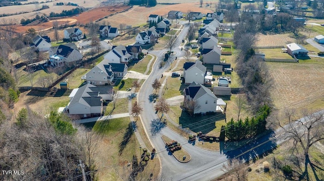 birds eye view of property featuring a residential view