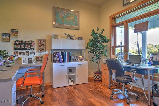251 Fee Trl, Ewing, VA 24248 - office with wood finished floors