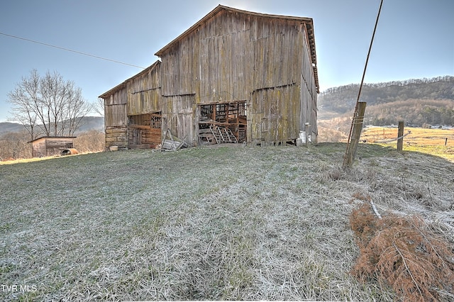 view of barn