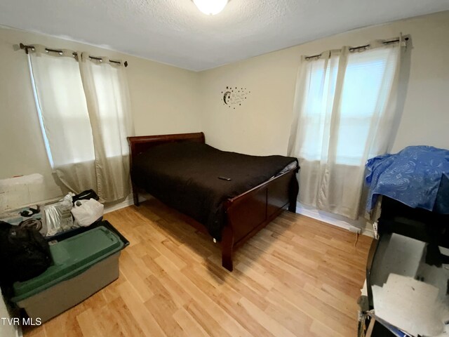 1536 Pineola Ave, Kingsport, TN 37664 - bedroom featuring light wood finished floors and a textured ceiling