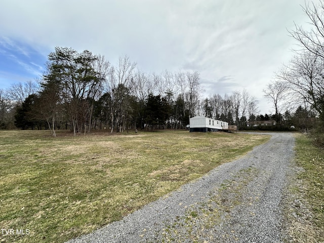 view of street with driveway