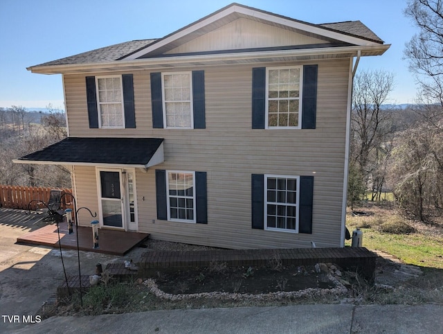 view of front of house featuring a patio area