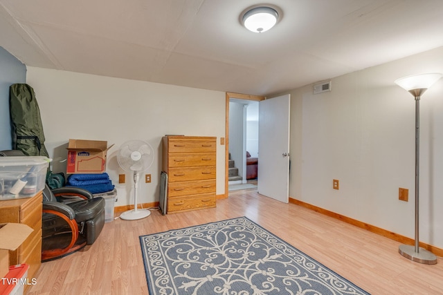 1545 Old State Route 34, Telford, TN 37690 - interior space featuring baseboards, visible vents, and wood finished floors