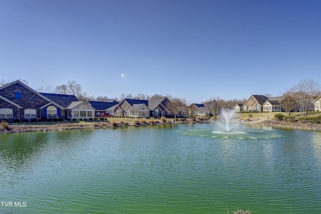 water view featuring a residential view