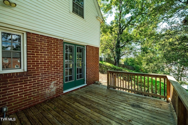 view of deck