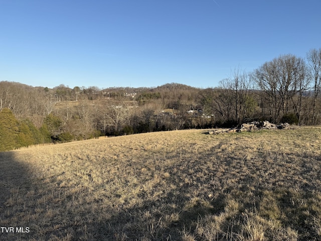 property view of mountains featuring a rural view