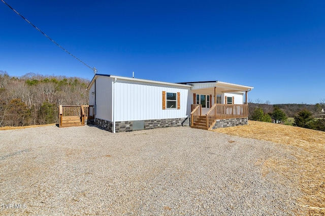 manufactured / mobile home with crawl space