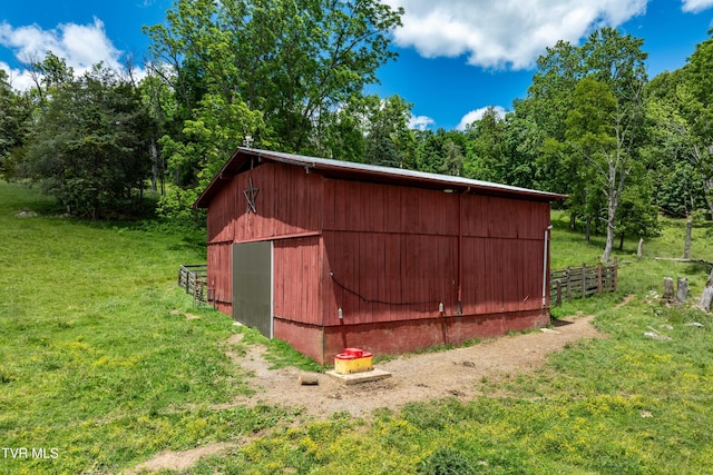 472 Harmony Rd, Jonesborough, TN 37659 - view of outdoor structure with a wooded view