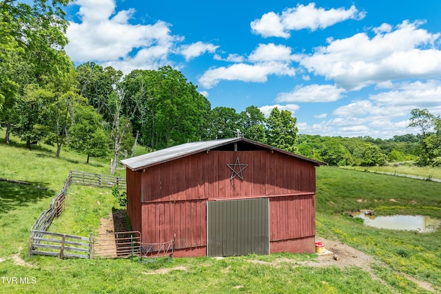 472 Harmony Rd, Jonesborough, TN 37659 - view of outbuilding featuring a wooded view