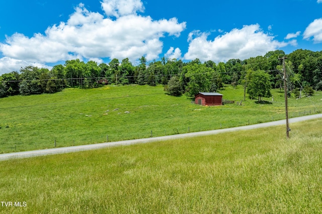 472 Harmony Rd, Jonesborough, TN 37659 - view of green lawn with an outbuilding and a rural view