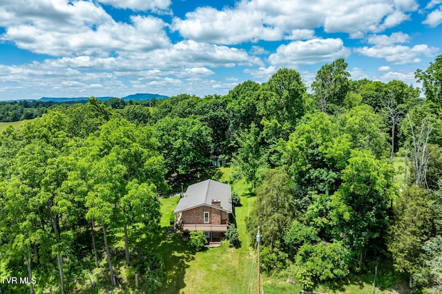 472 Harmony Rd, Jonesborough, TN 37659 - view from above of property featuring a heavily wooded area