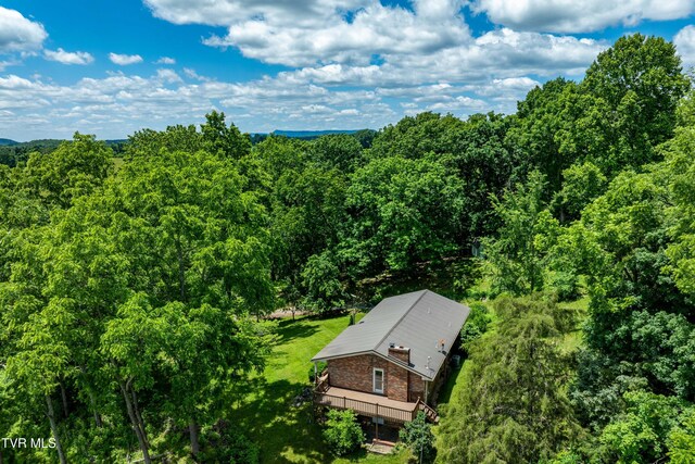 472 Harmony Rd, Jonesborough, TN 37659 - view from above of property with a forest