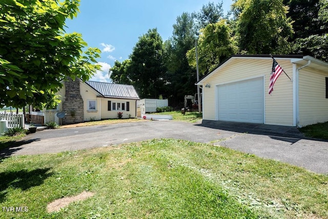 exterior space featuring driveway