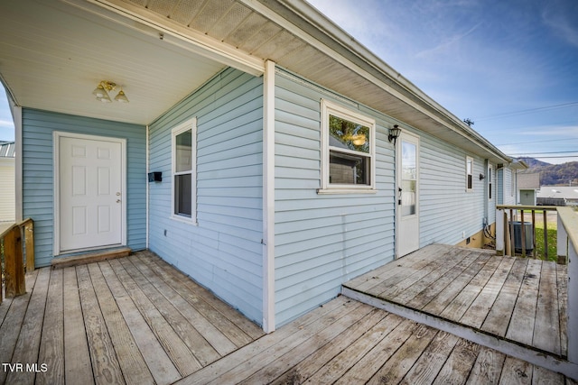 view of deck