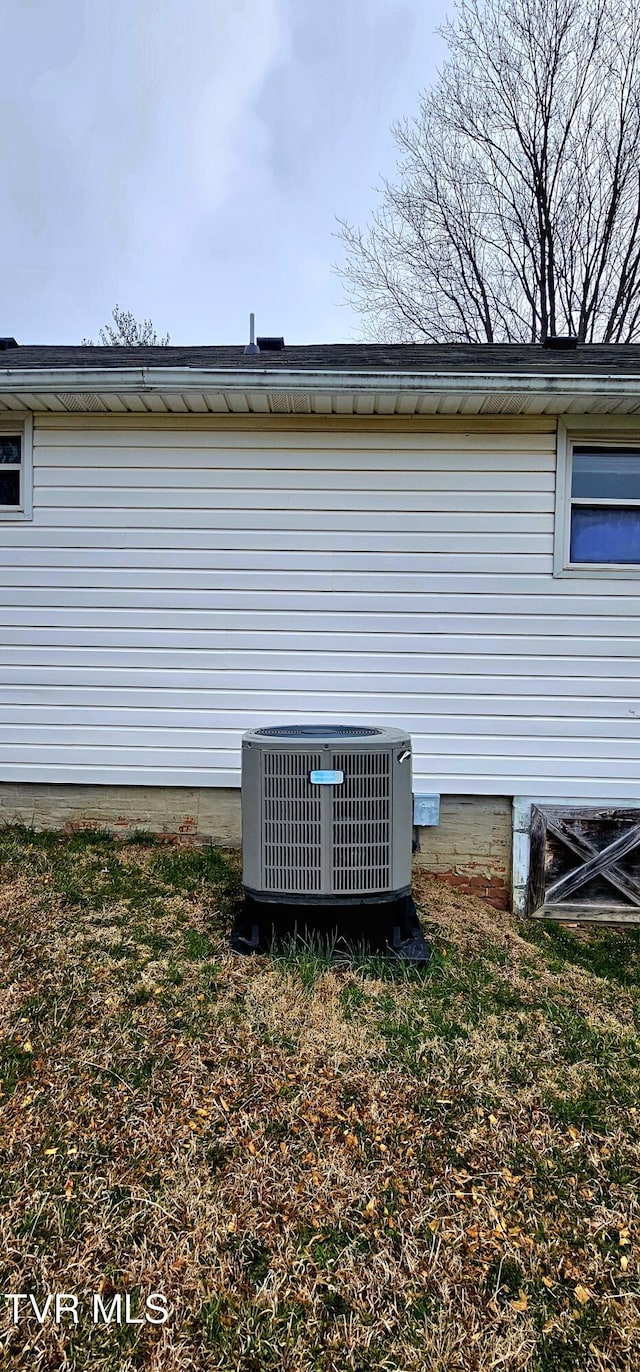 exterior details featuring central air condition unit