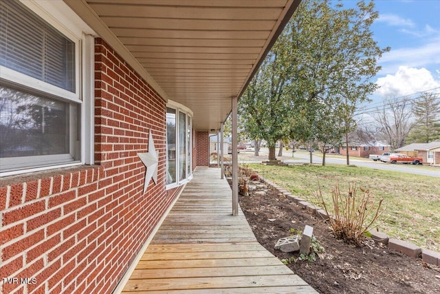 view of deck