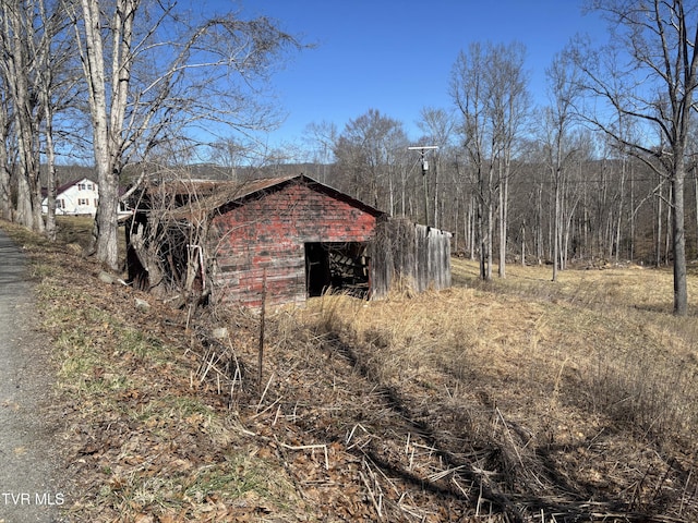 view of outbuilding with an outdoor structure