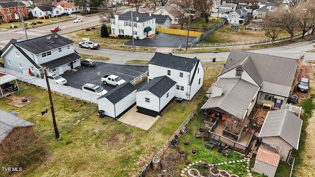 birds eye view of property featuring a residential view