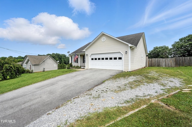 199 Douglas Chapel Rd, Jonesborough, TN 37659 - ranch-style home featuring asphalt driveway, an attached garage, and roof with shingles