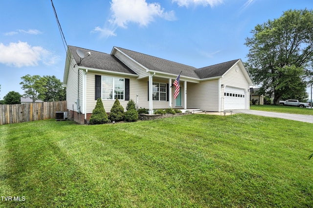 199 Douglas Chapel Rd, Jonesborough, TN 37659 - view of front of home featuring driveway, a garage, covered porch, and roof with shingles
