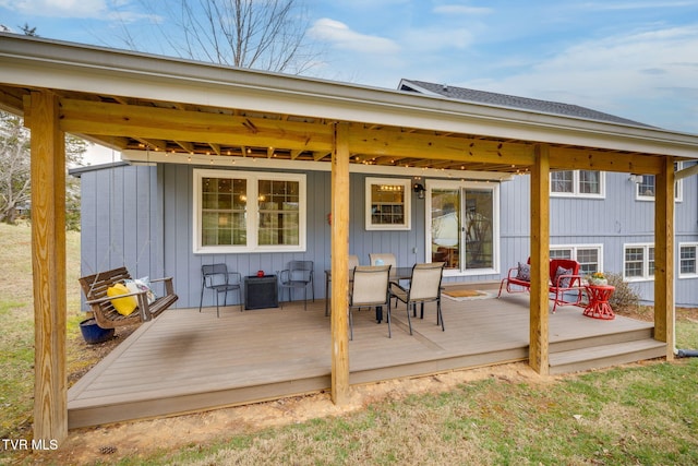 view of deck