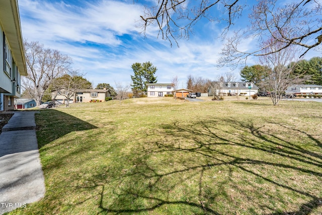 view of yard