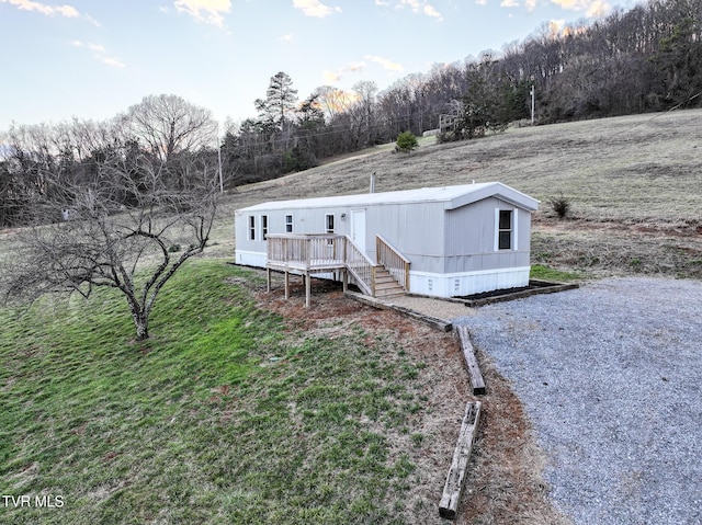 view of manufactured / mobile home