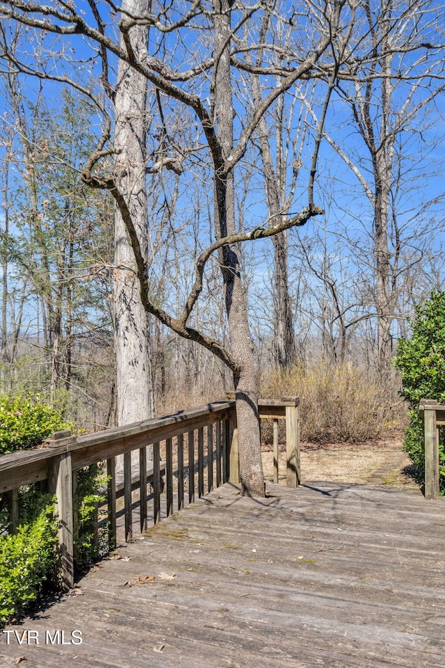 view of deck