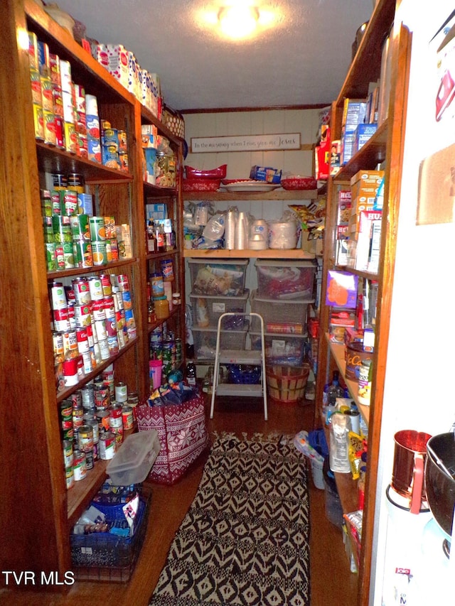 view of pantry