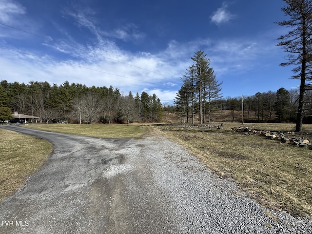 view of road