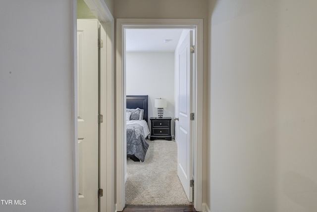 corridor with carpet