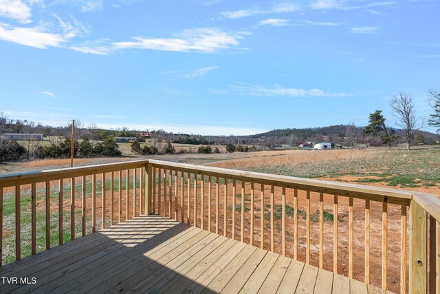 475 Piney Grove Rd, Greeneville, TN 37743 - wooden terrace with a rural view