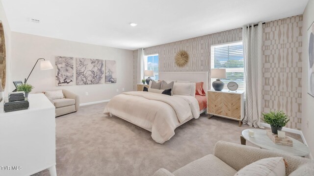1807 Fox Meadows Cir, Bluff City, TN 37618 - carpeted bedroom featuring baseboards
