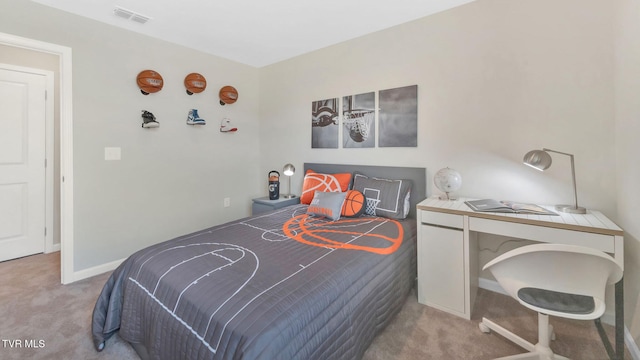 1807 Fox Meadows Cir, Bluff City, TN 37618 - bedroom with carpet floors, an office area, and baseboards