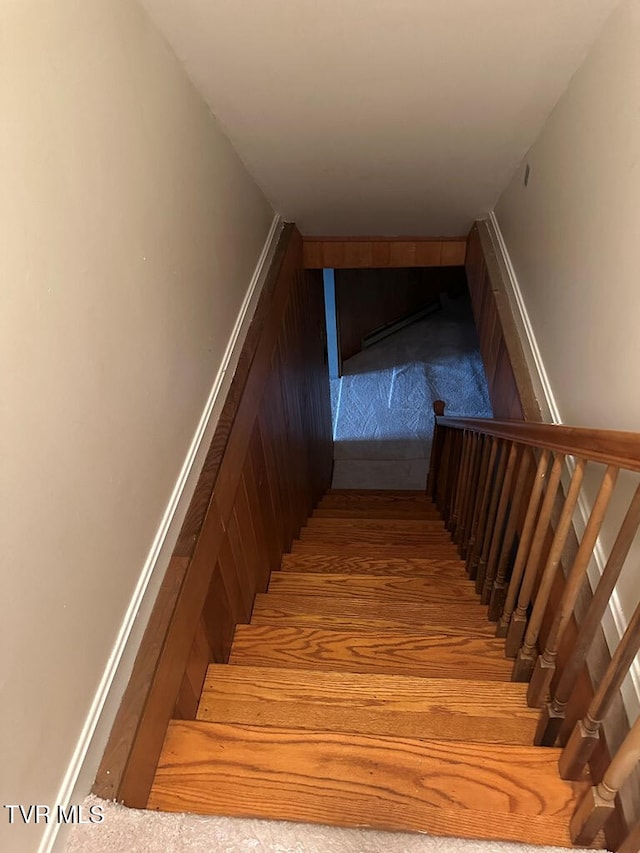 view of stairs