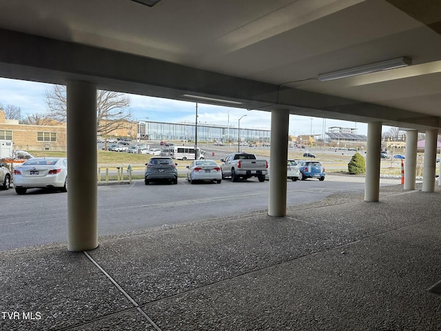 view of uncovered parking lot