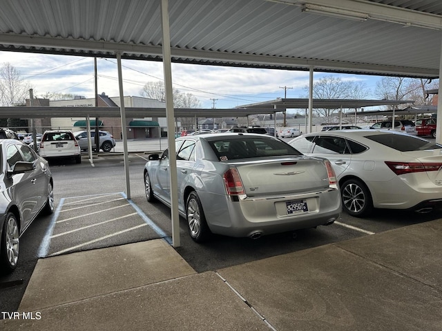 view of uncovered parking lot