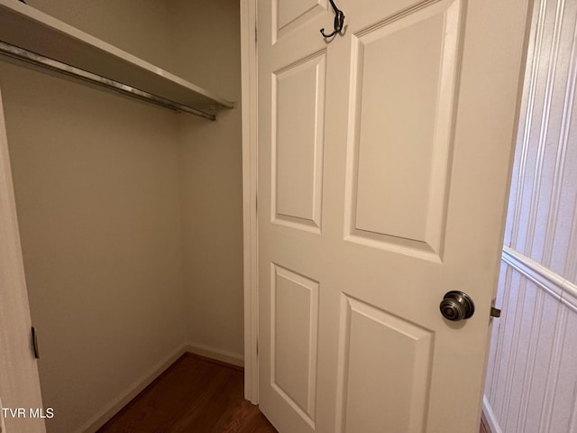 view of closet