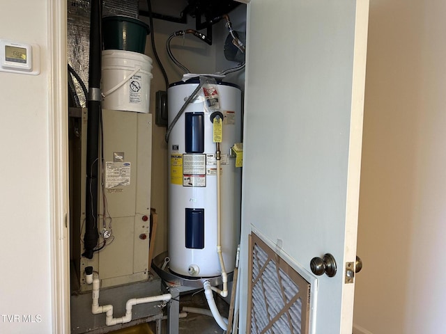 utilities featuring water heater