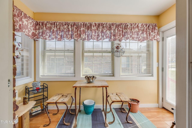 interior space with a wealth of natural light