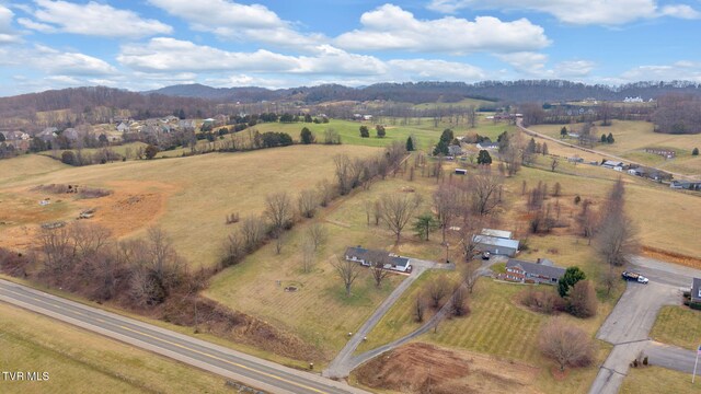2256 Boones Creek Rd, Johnson City, TN 37615 - bird's eye view featuring a mountain view and a rural view