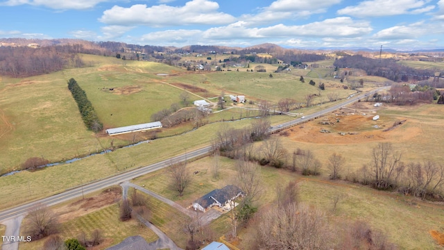 2256 Boones Creek Rd, Johnson City, TN 37615 - drone / aerial view featuring a rural view
