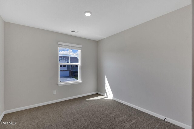 1123 Aspen Ter, Greeneville, TN 37745 - spare room with baseboards, visible vents, and carpet flooring