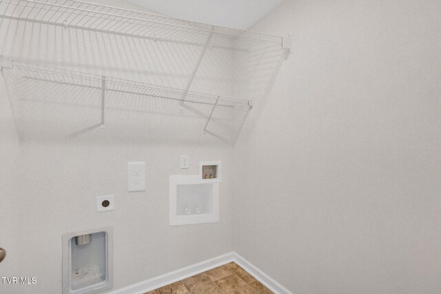 1123 Aspen Ter, Greeneville, TN 37745 - laundry room with baseboards, washer hookup, laundry area, and electric dryer hookup