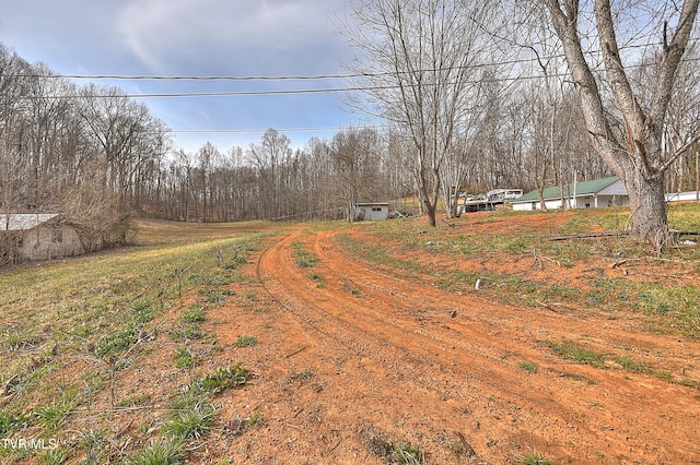 view of road featuring driveway