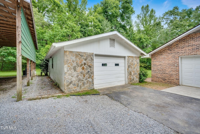631 Bowmantown Rd, Telford, TN 37690 - detached garage with asphalt driveway