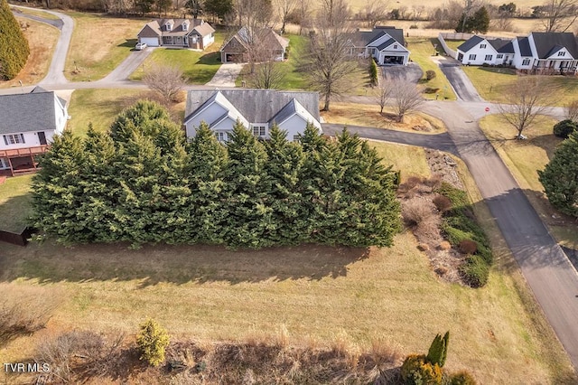 birds eye view of property featuring a residential view